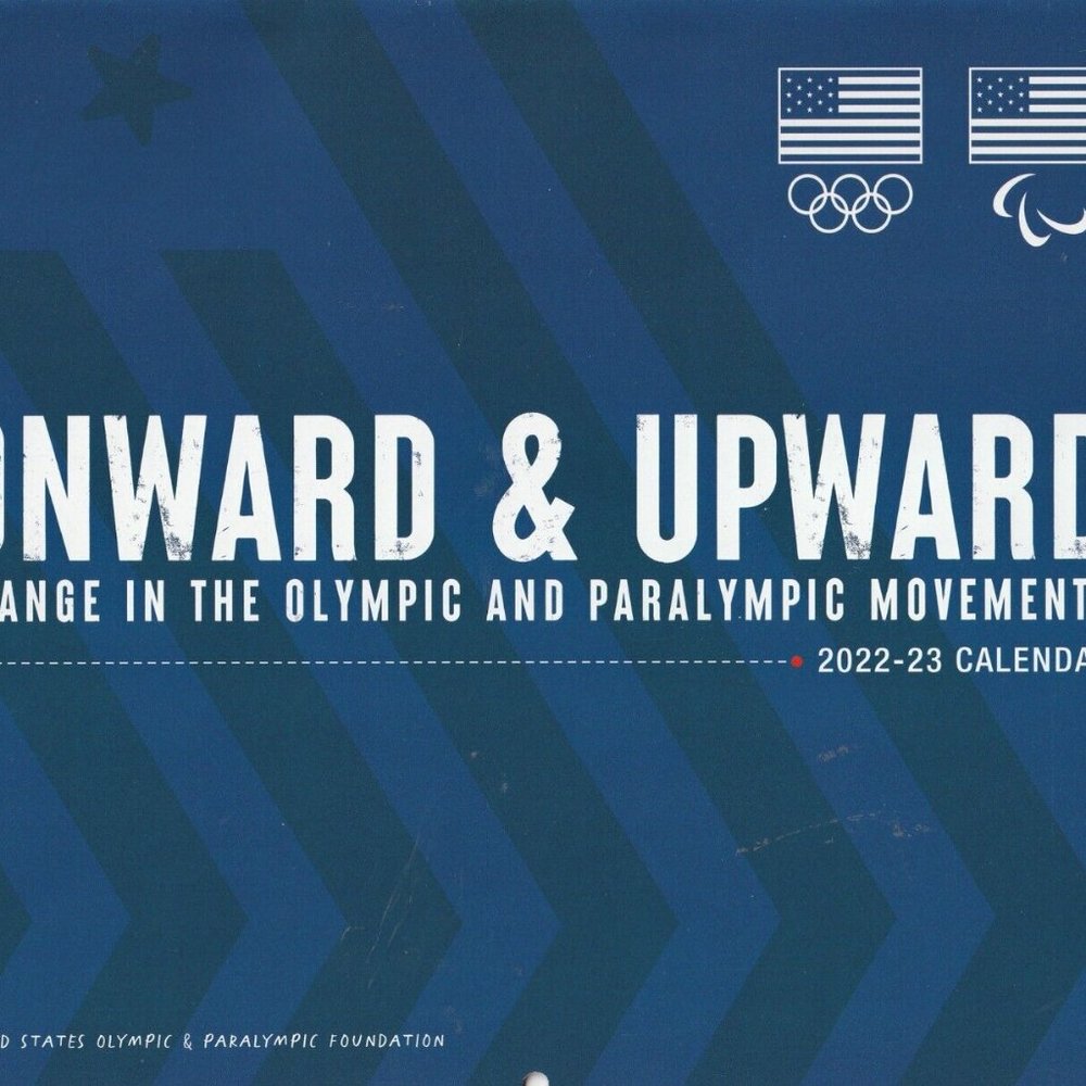 2022-2023 United States Olympic Paralympic Team USA 16 Month Wall Calendar New
